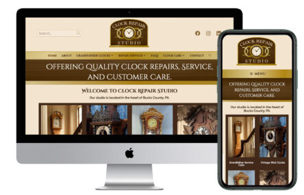 Read more about the article Clock Repair Studio Website Design