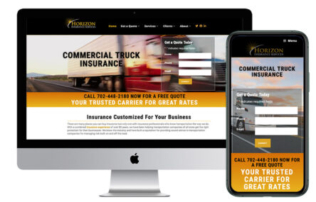 Read more about the article Horizon Insurance Services Website Design