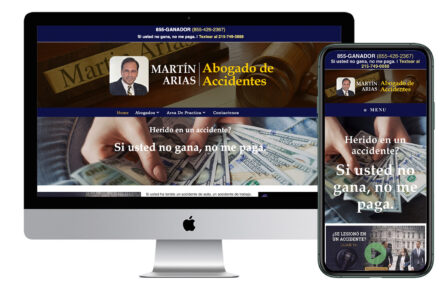 Read more about the article Martin Arias, Hispanic Lawyer, Website Design