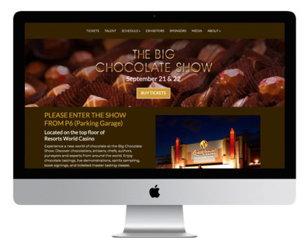 Read more about the article The Big Chocolate Show Website Design