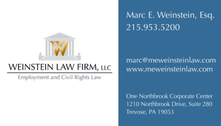 Read more about the article Weinstein Law Firm Business Card