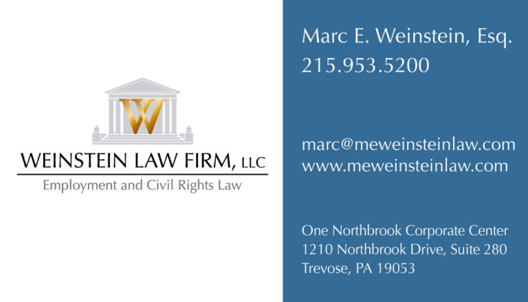 Read more about the article Weinstein Law Firm Business Card