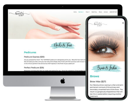 Read more about the article The Beauty Bar Boutique Website Design