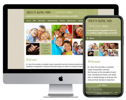 Read more about the article Dr. Kim Child Psychiatry Website Design